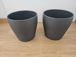 Übertöpfe, Ikea Persillade grau