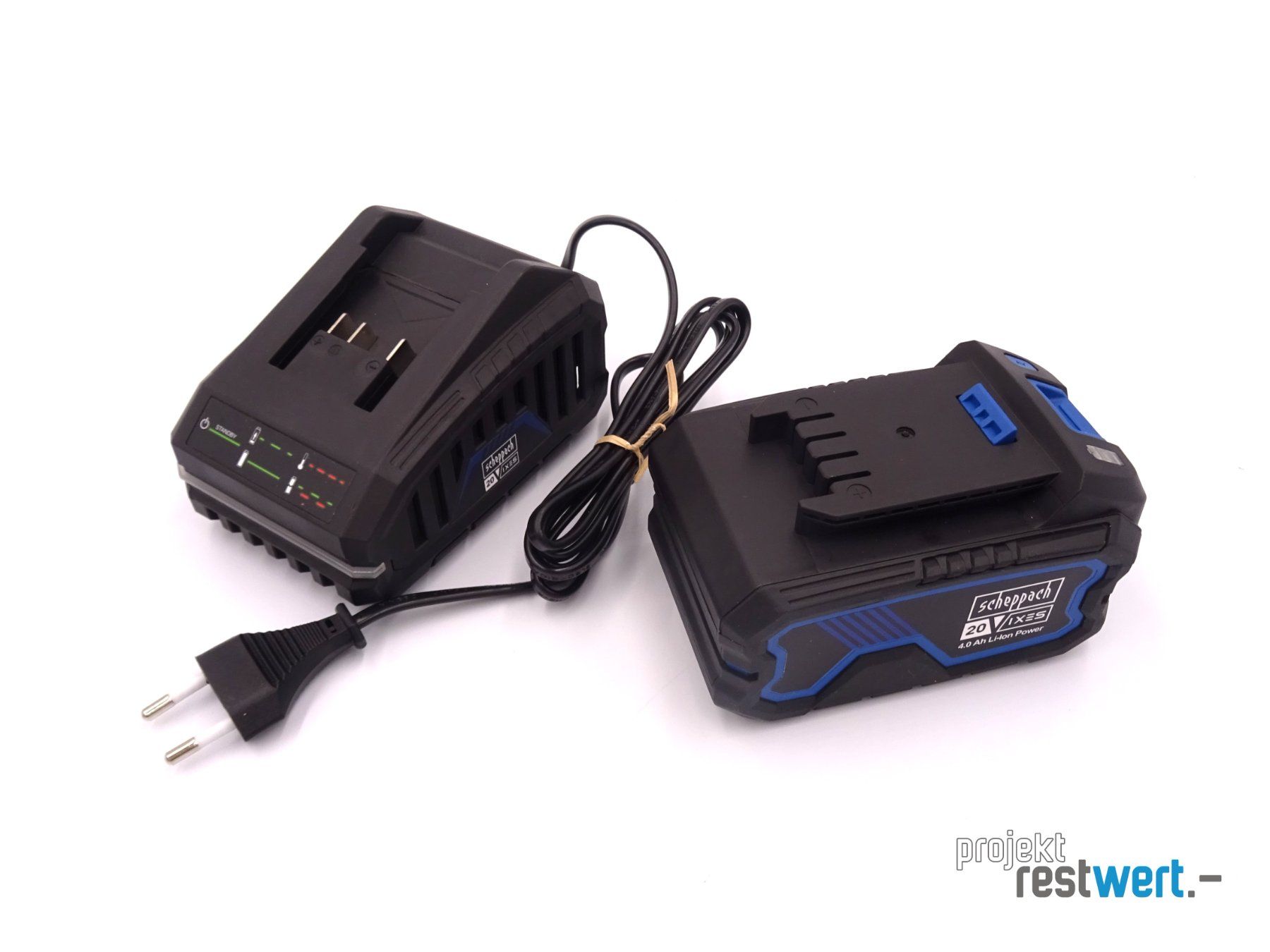 Scheppach Caricatori & Batterie: Starter-Kit 4.0 Sbsk4.0 von SCHEPPACH – Nuovo (secondo la descrizione) da Bülach venduto da restwert_buelach 8