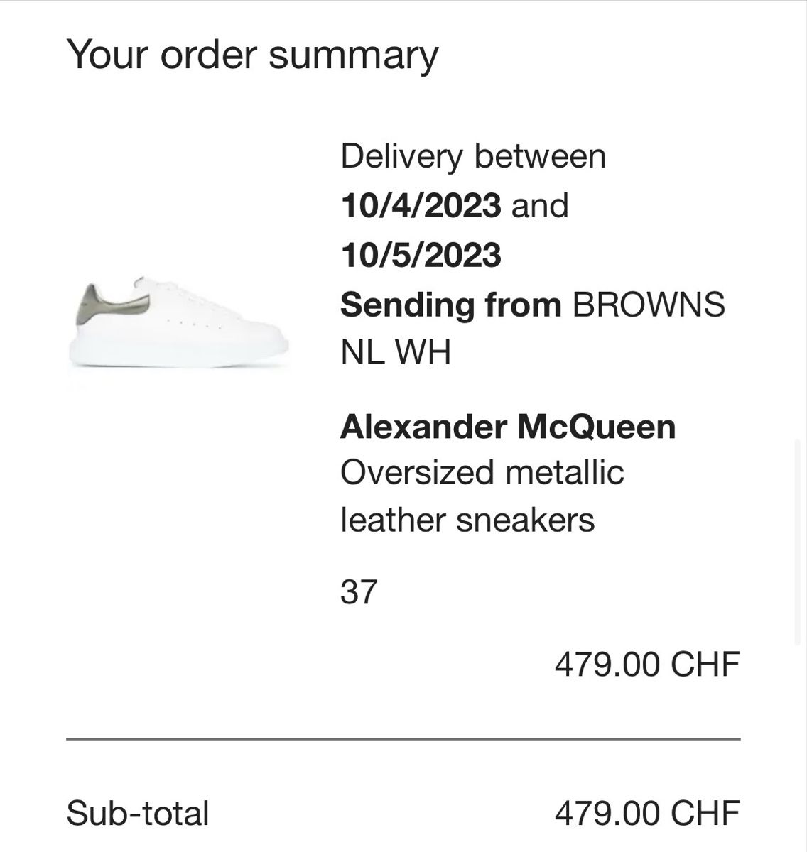 Alexander Mcqueen Chaussures femmes: Original Alexander McQueen Schuhe Gr. 37 metallic silber – Neuf (Voir description) à Itingen par ella308874 5