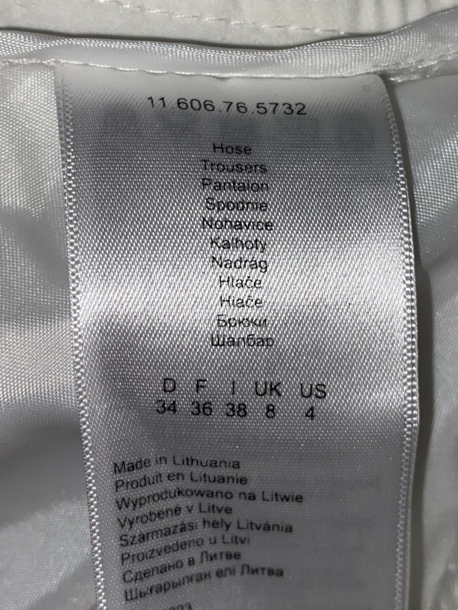 Pantaloni: S. Oliver Chino Hose weiss 34 – Usato da Oberrohrdorf venduto da Desteny1 7