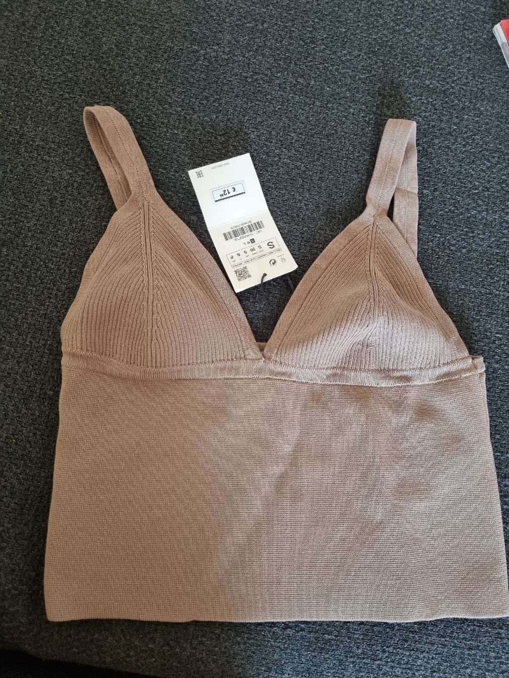 Tops: Zara Top beige Grösse S mit Etikett – Neu und originalverpackt aus Mollis von mon_my8v 2