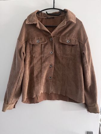 Braunes Kordhemd Jacke Gr. L