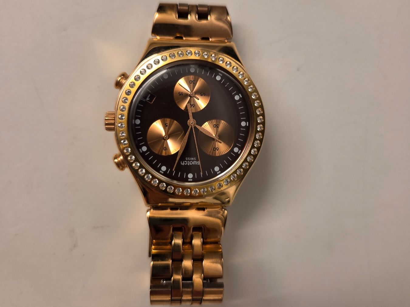 Swatch Bracelets: Swatch "Precious Rose" chronograph Quartz watch – D'occasion à Rupperswil par Schlaumischlumpf 1
