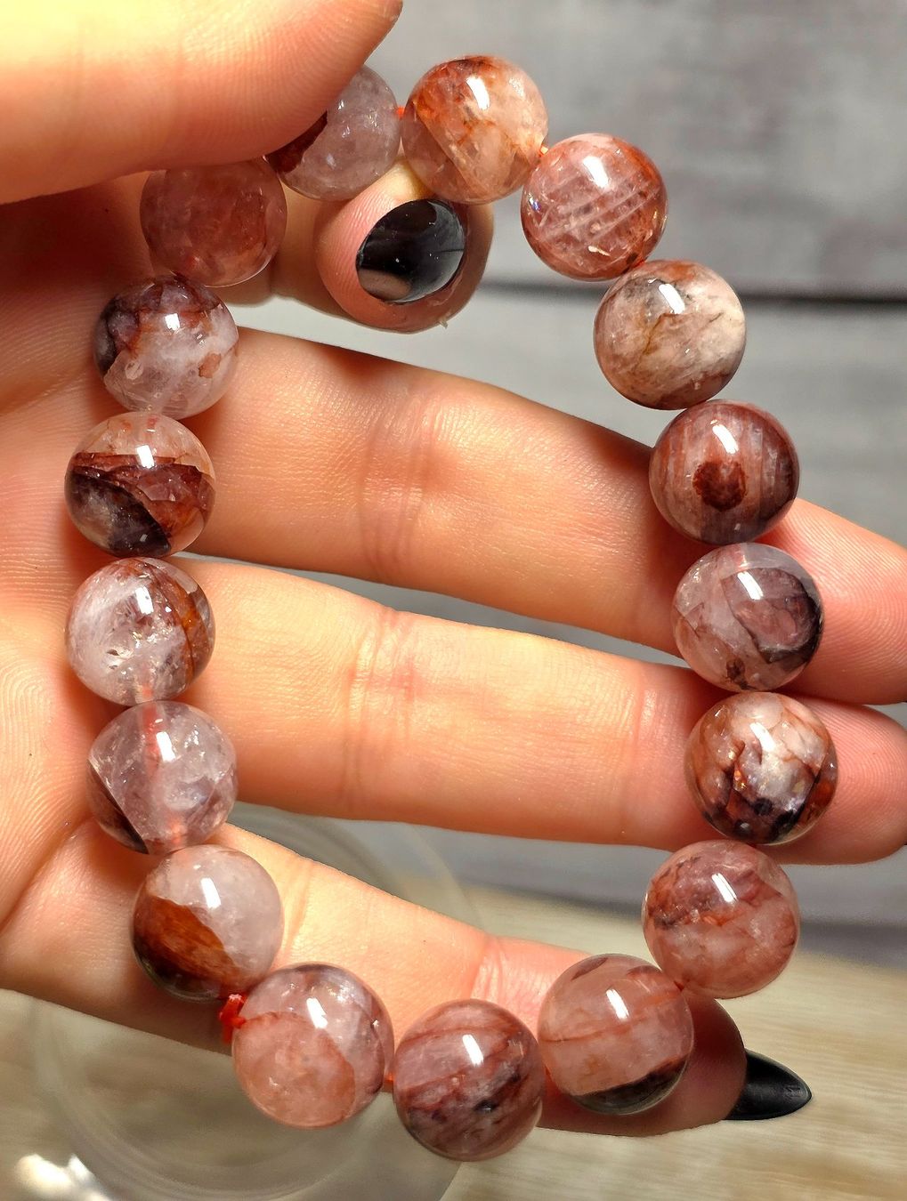 Minerali & Pietre curative: Feuerquarz Armband H 12mm – Nuovo e nell'imballaggio originale da Matzingen venduto da Shay_Crystalz 1