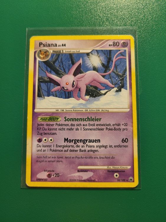 Pokémon Carte collezionabili: Psiana 18/100 Deutsch Pokemon Karte – Usato da Grindelwald venduto da lego9