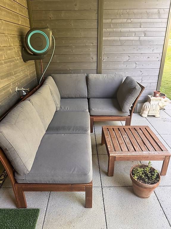 Divani: Ikea NÄMMARÖ Gartenmöbel Ecksofa 4-sitzig mit Tisch – Usato da Lyss venduto da sin_c5fh 1