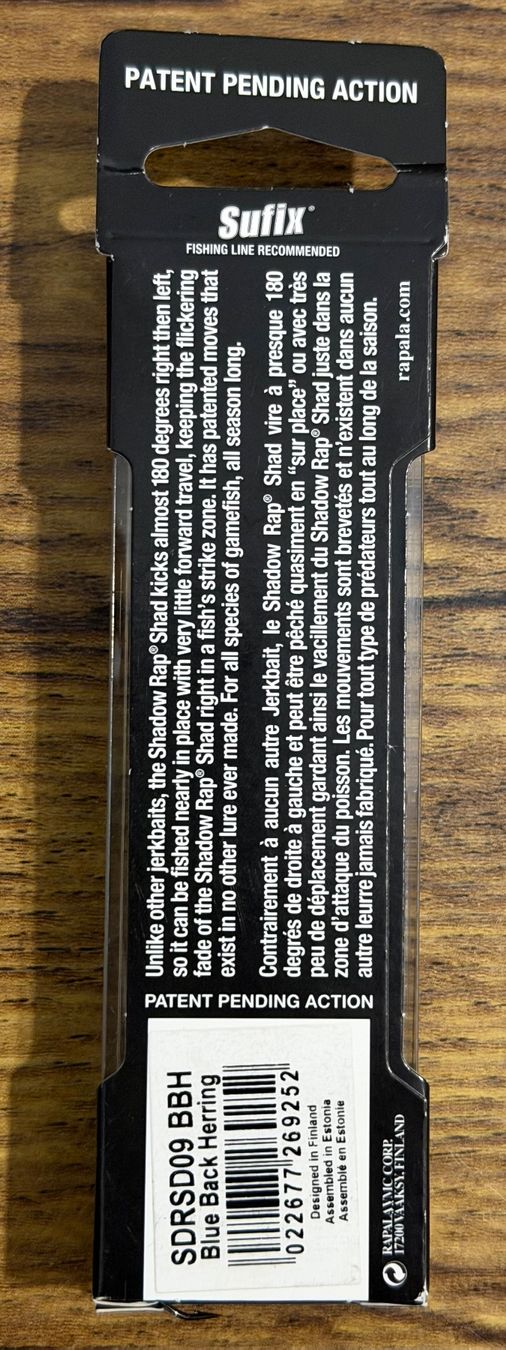 Rapala Esche: Rapala Shadow Rap Shad Deep - 9cm 12 gr #17 – Nuovo e nell'imballaggio originale da Widnau venduto da Fishingtackle_Oggy 4