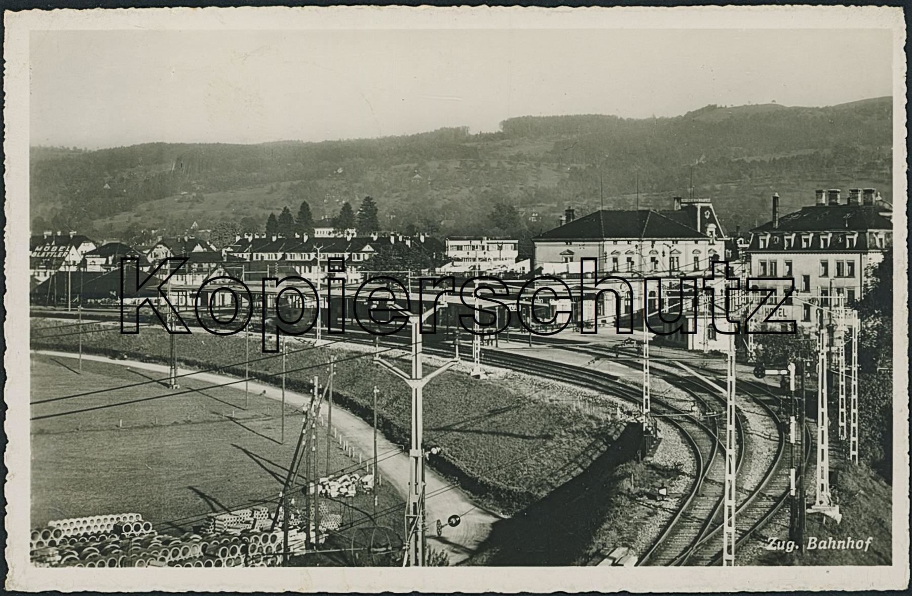Cartes postales: ZGS Zug - Bahnhof - Bahn – D'occasion à Schindellegi par leecollect