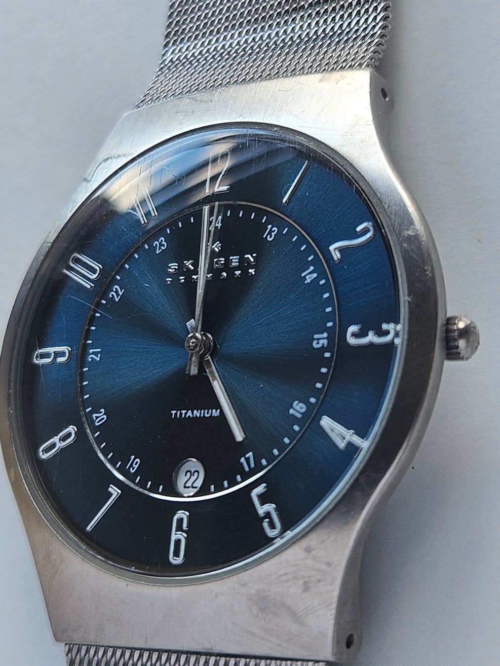 Skagen Orologi: 120 Skagen Titanium Date Quartz – Usato da Berikon venduto da mmm21 4