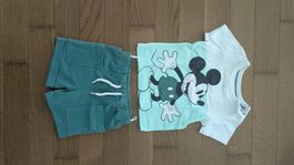 Süsses Mickey Mouse Baby-Set, Gr. 74cm, 6-9M