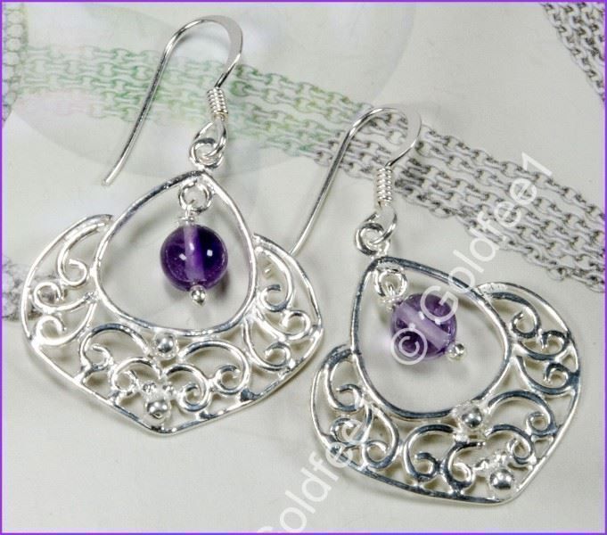 Orecchini pendenti & Orecchini a lobo: AMETHYST, Amethyst Ohrhänger 925 Silber – Nuovo e nell'imballaggio originale da Oberglatt ZH venduto da Goldfee1