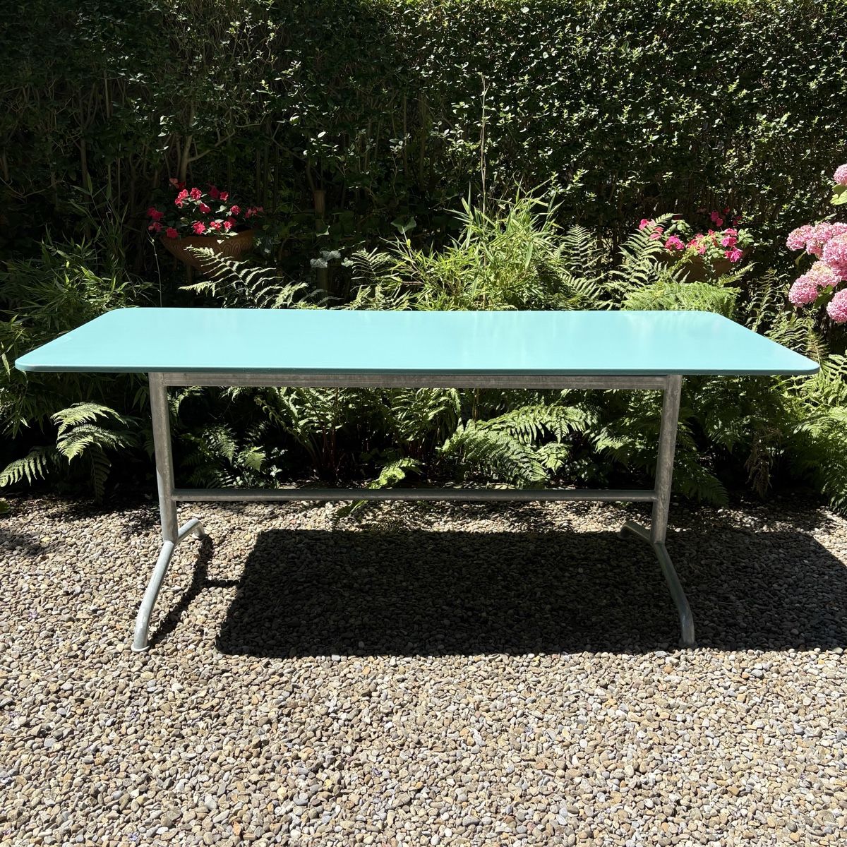 Tavoli: Grosser Gartentisch Klapptisch Blechtisch Balkontisch – Nuovo (secondo la descrizione) da zürich venduto da Fourstar0 1