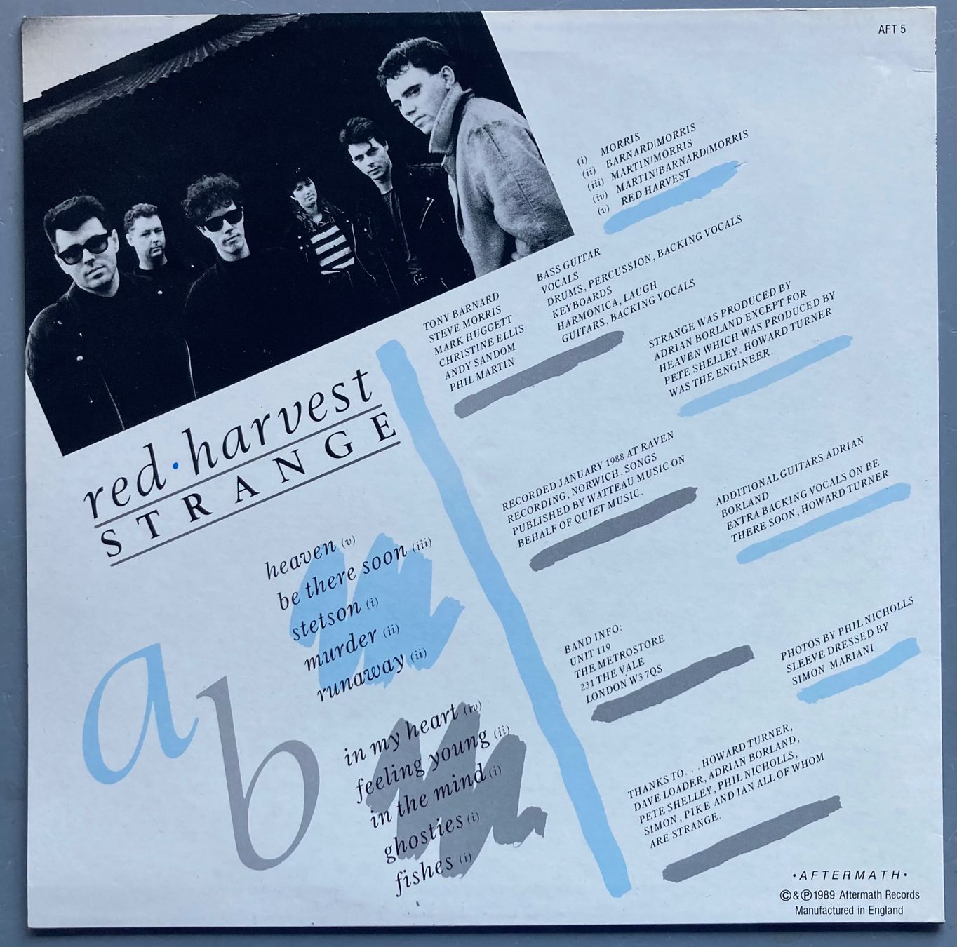 Schallplatten: RED HARVEST - STRANGE – Gebraucht aus Poliez-Pittet von Newtown-Records 1