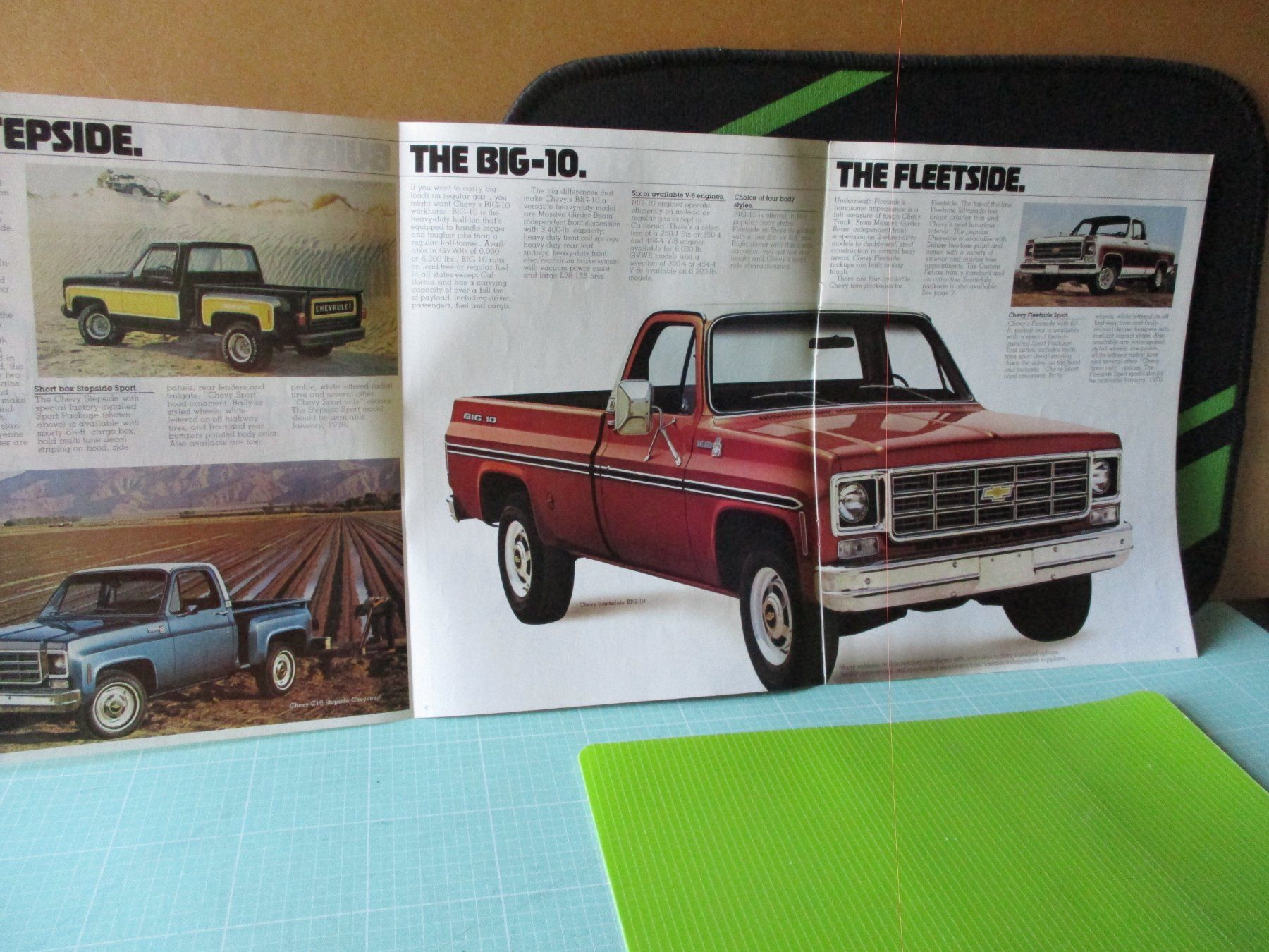 Chevrolet Documenti: 78  Chevrolet Pickup  Prospekt 1977 – Usato da Ottikon Gossau ZH venduto da hokuspokus