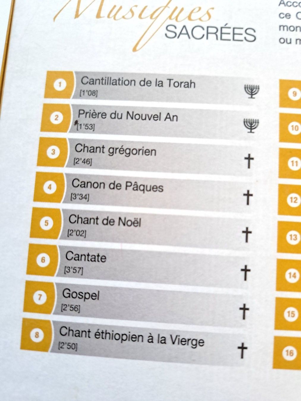 CDs: Coffret Musiques sacrées – D'occasion à Pully par bro_n52j 3