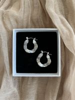 vergoldeter Edelstahl Ohrring / Creolen ✨ silber