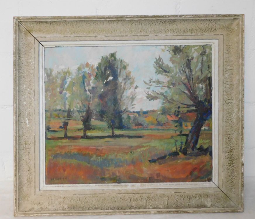 Diathou Abstrakte Ölgemälde – Handgemalt, 100x70 Cm, Mit Innenrahmen, Für Wohnzimmer, Büro & Wanddeko