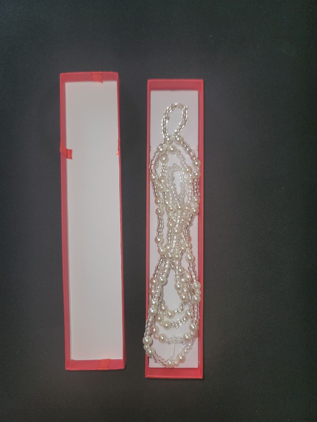 Altri gioielli: Fusskettchen Perlen, Geschenkbox, Zehenschmuck, toe pearls – Nuovo e nell'imballaggio originale da Zollikerberg venduto da Nice_Name