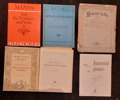 13 Notenhefte mit Kammermusik in diversen Besetzungen