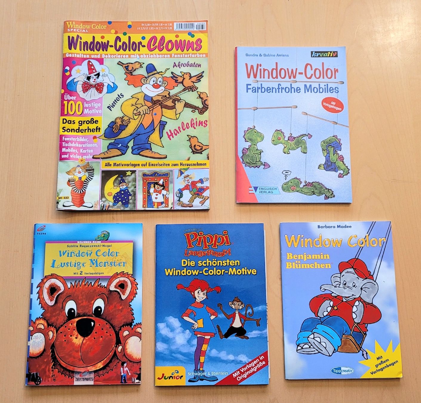 Libri: Bücherpaket Window-Color Fensterbilder – Usato da Madiswil venduto da Laubfleck