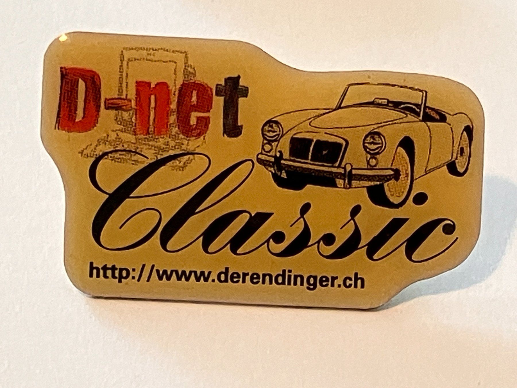 Plaketten & Abzeichen: 1 Pin D-Net Classic Derendinger Auto – Gebraucht aus Basel von djwwpp