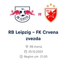 Tickets for FK Crvena zvezda – RB Leipzig, 07.11.2023 at 21:00 (en)