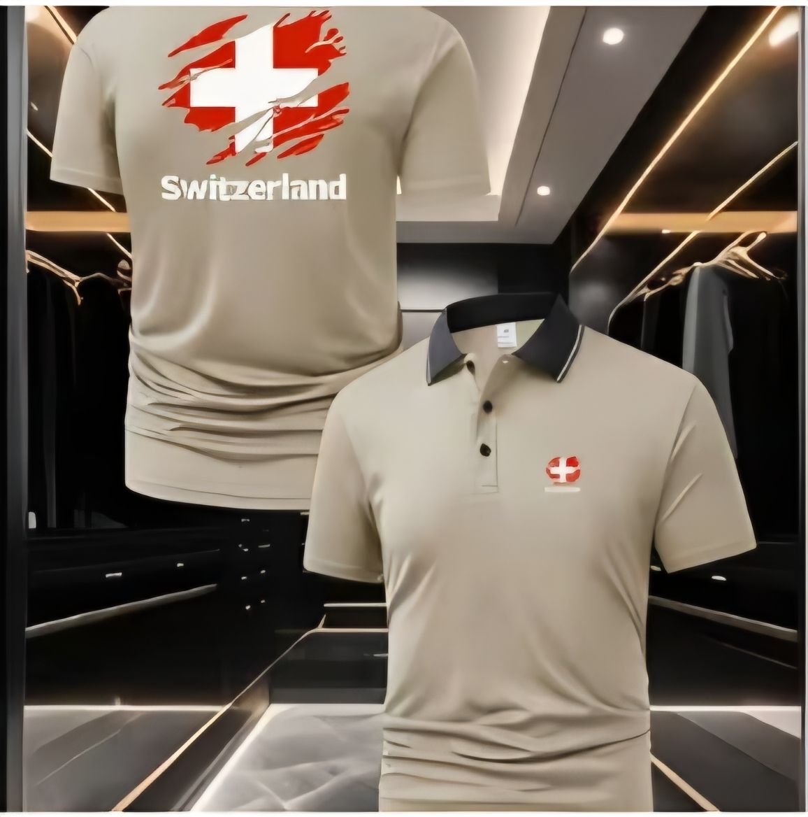 Magliette Polo: Magnifique Polo croix Suisse, Neuf – Nuovo e nell'imballaggio originale da Puidoux venduto da Mia_Bellezza