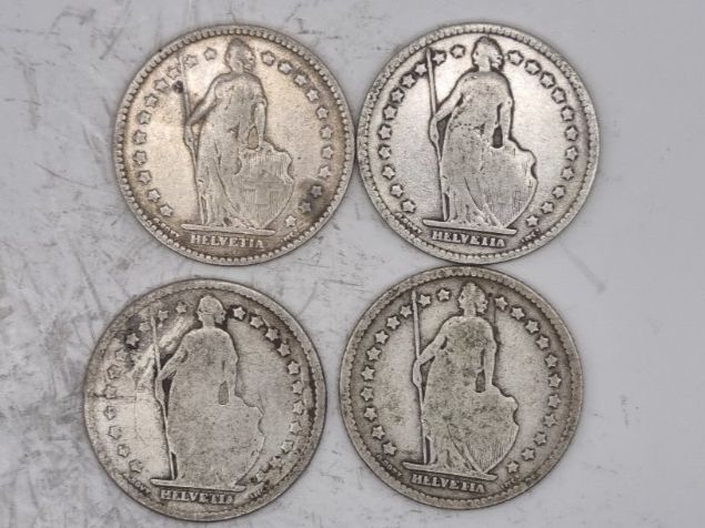 Tutti le monete: 1 FR 1886 Lot 4 Stück – Usato da Bure venduto da chap981 1