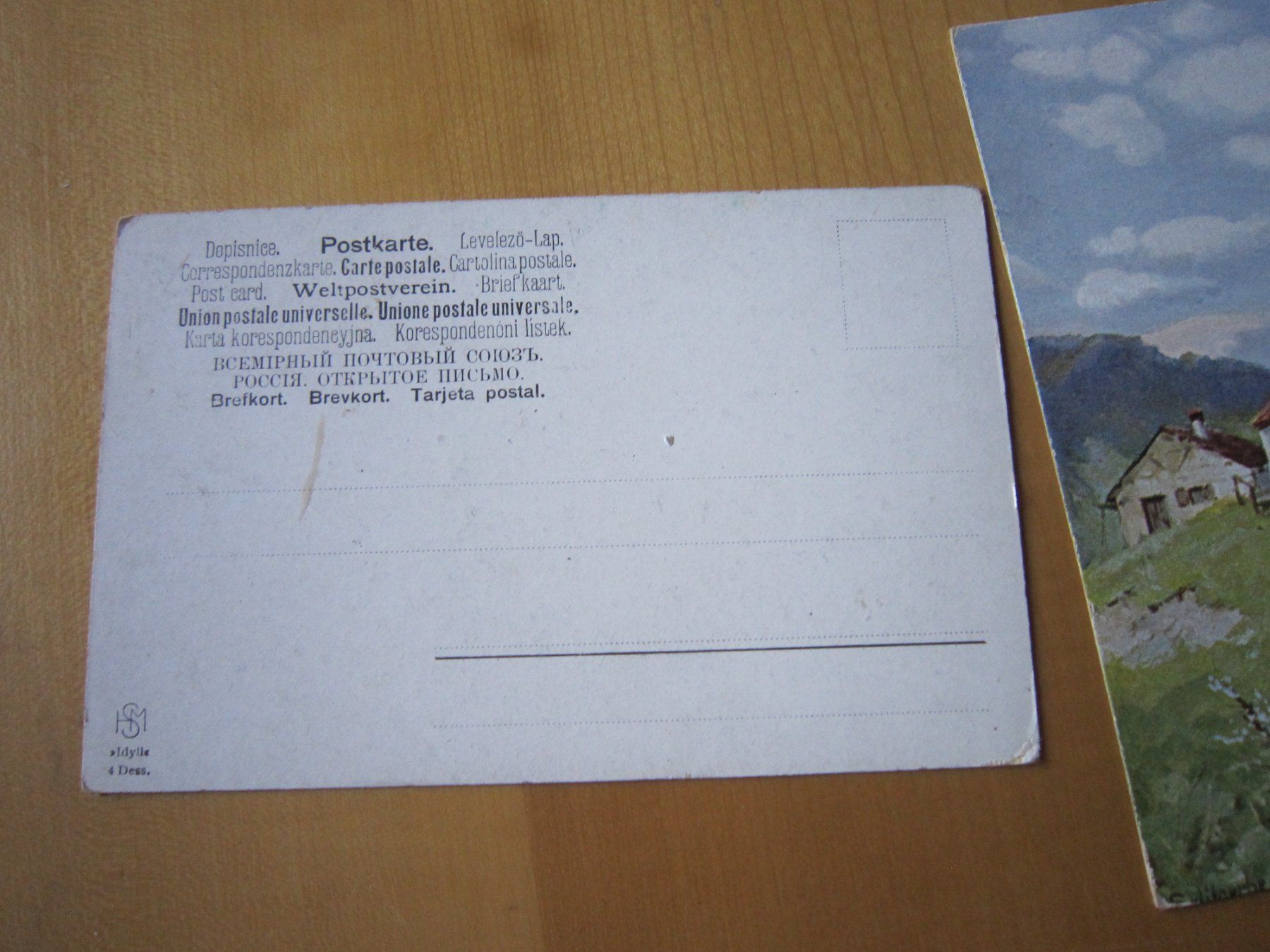 Cartes postales: No 11 zwei antike Postkarten Bergdörfer – D'occasion à Gordola par Polentaefung 2