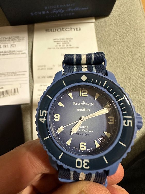 Blancpain X Swatch ATLANTIC OCEAN. Gebraucht Kaufen auf Ricardo