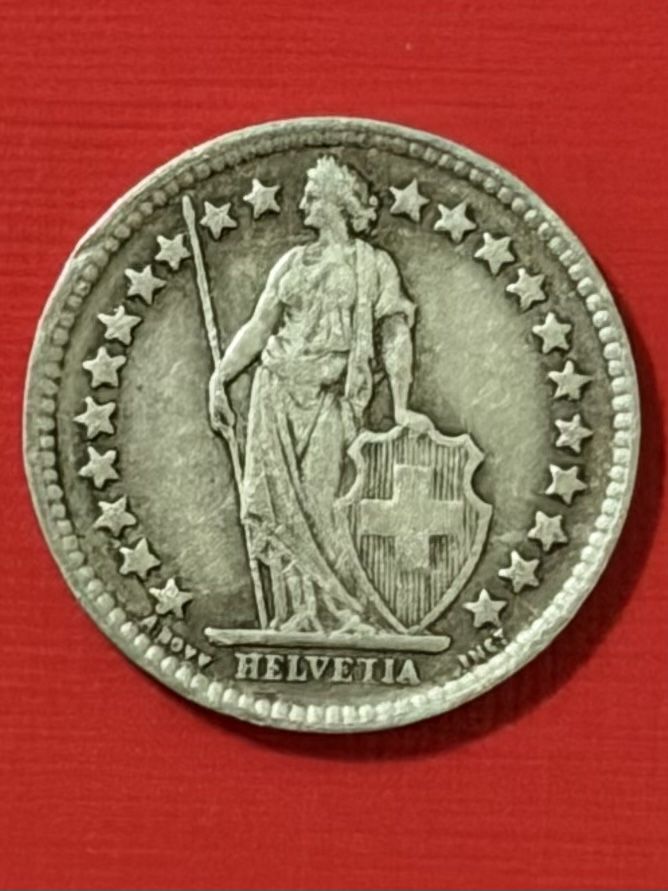 Tutti le monete: 1/2 Franc Suisse - 1943 – Usato da Petit-Lancy venduto da Solcarm 1
