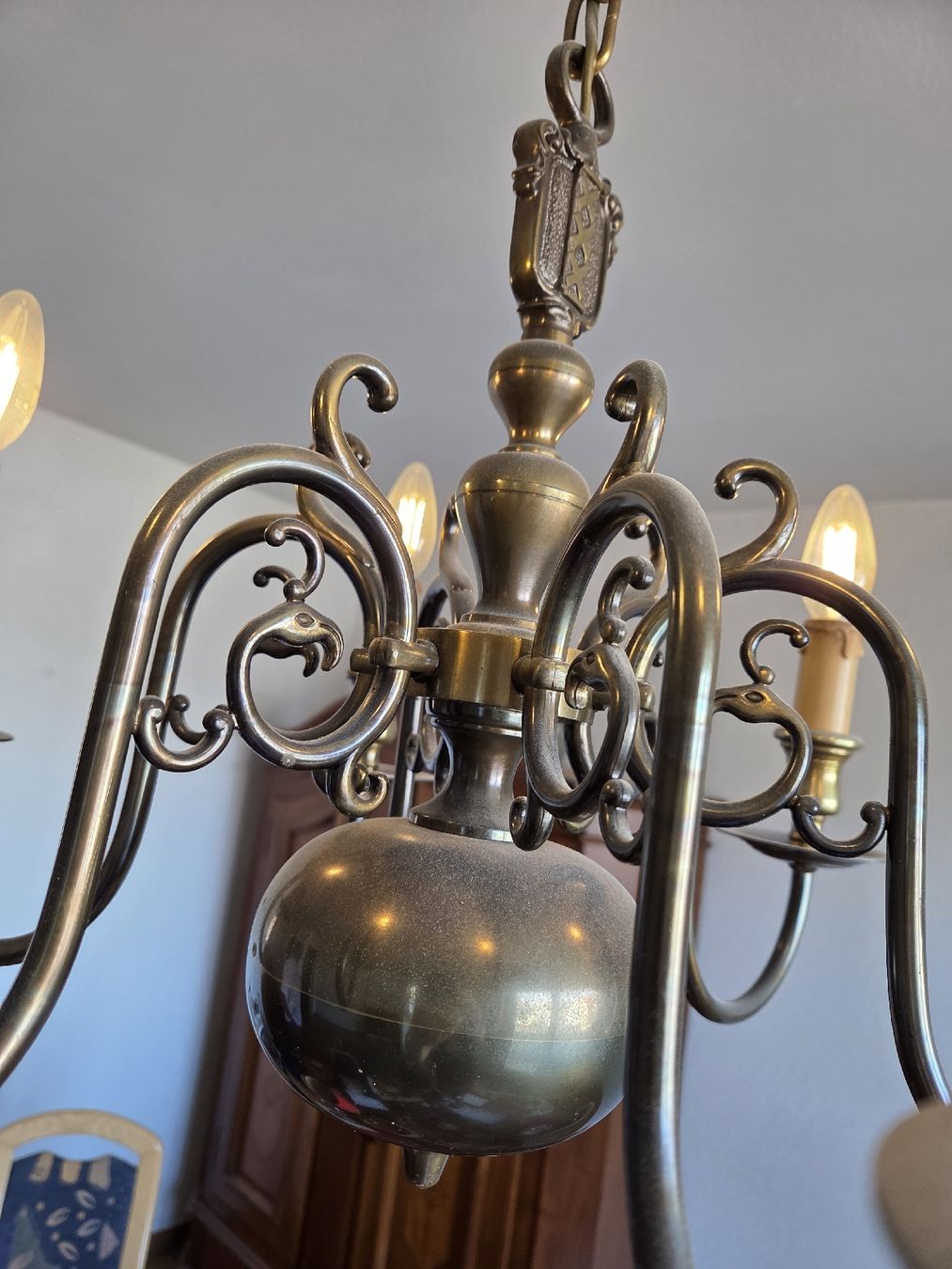 Lampadari & plafoniere: 6-flammiger Holland-Kronleuchter – Usato da Münchenstein venduto da Piccolo013 1