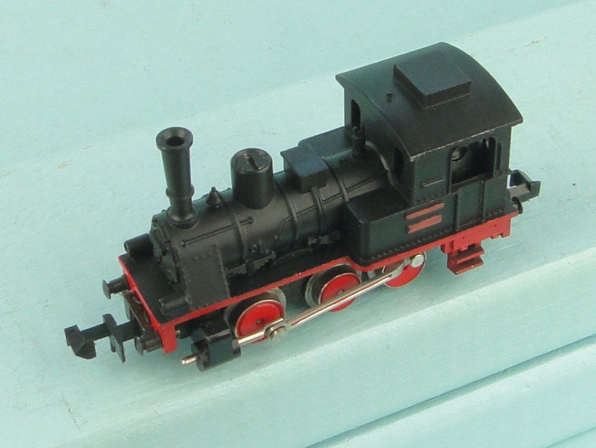 Trix Modellini di ferrovie: Minitrix Spur N kleine Dampflokomotive – Usato da Bülach venduto da cann11 1