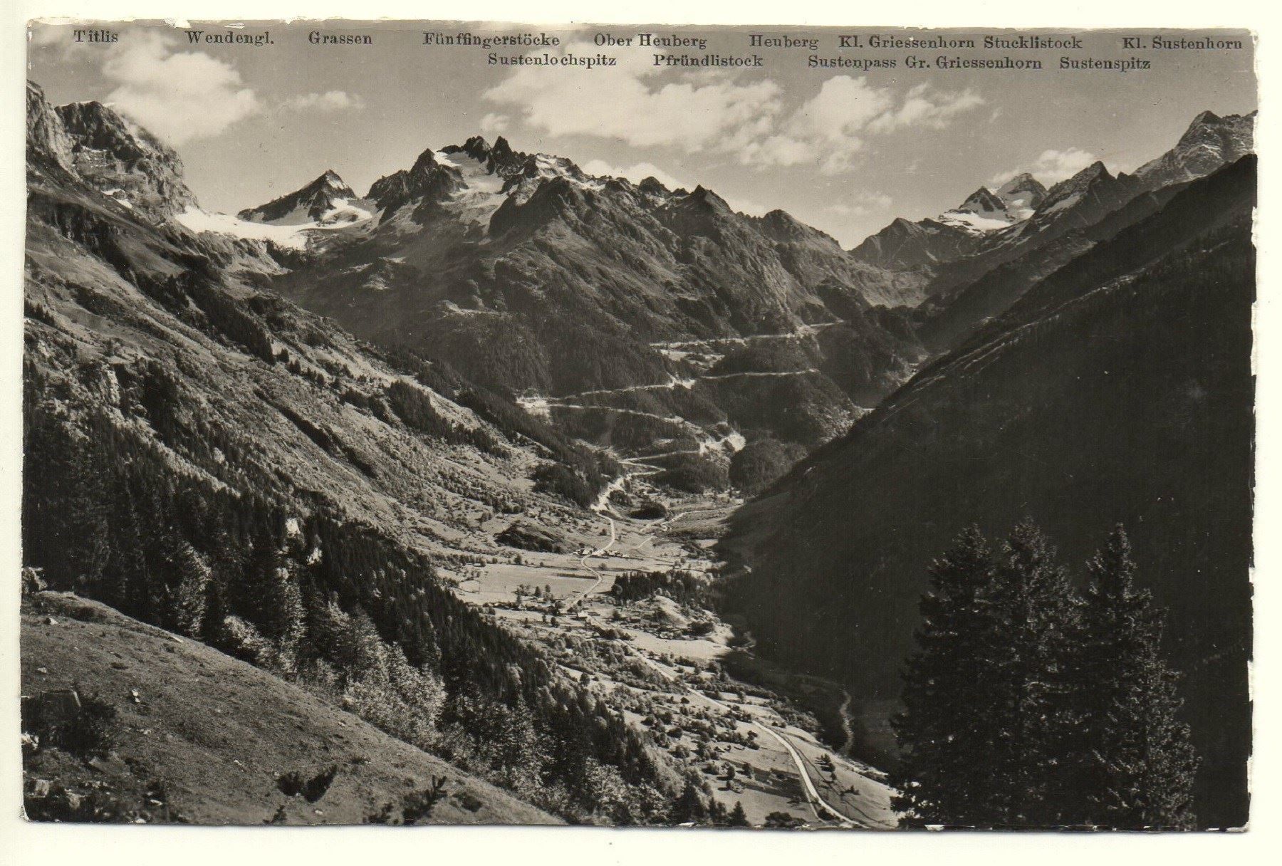 Ansichtskarten: GADMEN mit Wendengletscher Sustenstrasse – Neu (gemäss Beschreibung) aus Jona von philajona