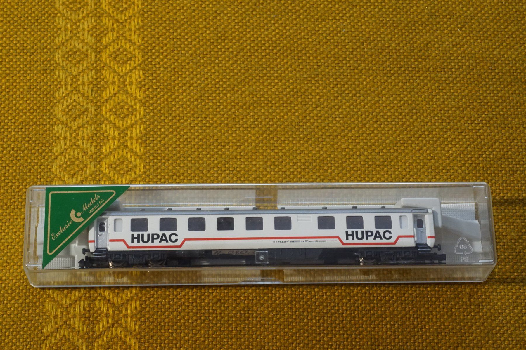 Wabu Modellini di ferrovie: WABU HUPAC Begleitwagen Spur N – Usato da Gränichen venduto da iknow