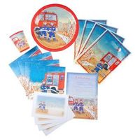Partyset Feuerwehr 66teilig