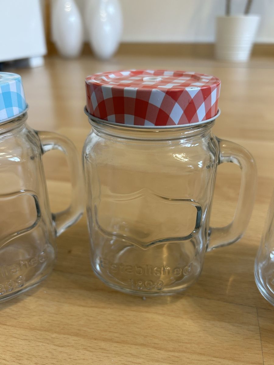 Bicchieri:  Trinkglas Sommer Set mit Deckel ohne Strohhalm – Usato da Port venduto da SandraDG 2