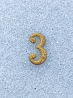 21 mm Gold Nummer 3 für Schulterpatte