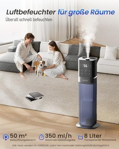 Umidificatori d'aria: Luftbefeuchter Schlafzimmer Kalt Nebel Befeuchter grosse – Nuovo e nell'imballaggio originale da Hundwil venduto da pac_6jh8 2