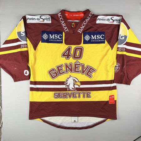 Maillot Genève Servette #40 Rubin pro stock NL