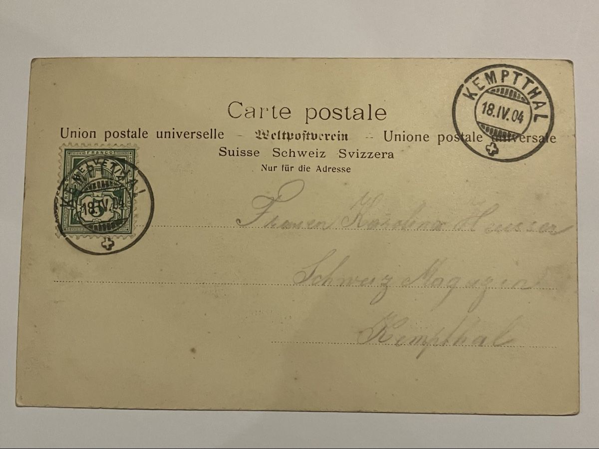 Cartes postales: Winterthur Panorama, alte Ansichtskarte – D'occasion à Bauma par Baumer71 1