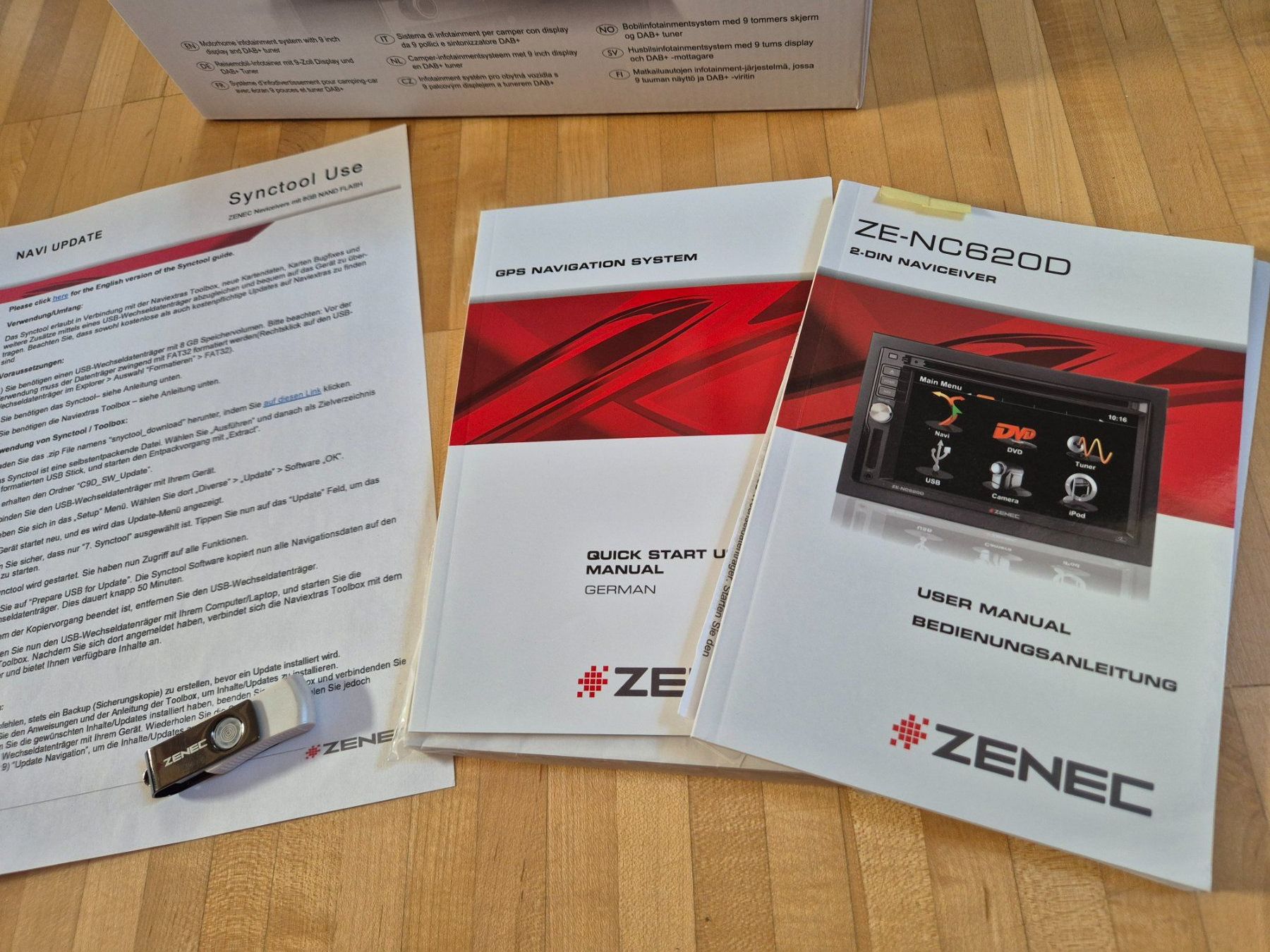 Zenec Navigatori: Zenec ZE-NC620D Wohnmobil Navigation – Usato da Pfungen venduto da Famadm 9