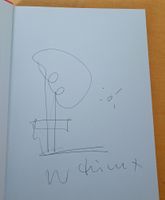 Handsignierte Zeichnung von Markus Lüpertz - Buch 