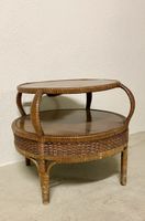 Vintage Rattan Beistelltisch