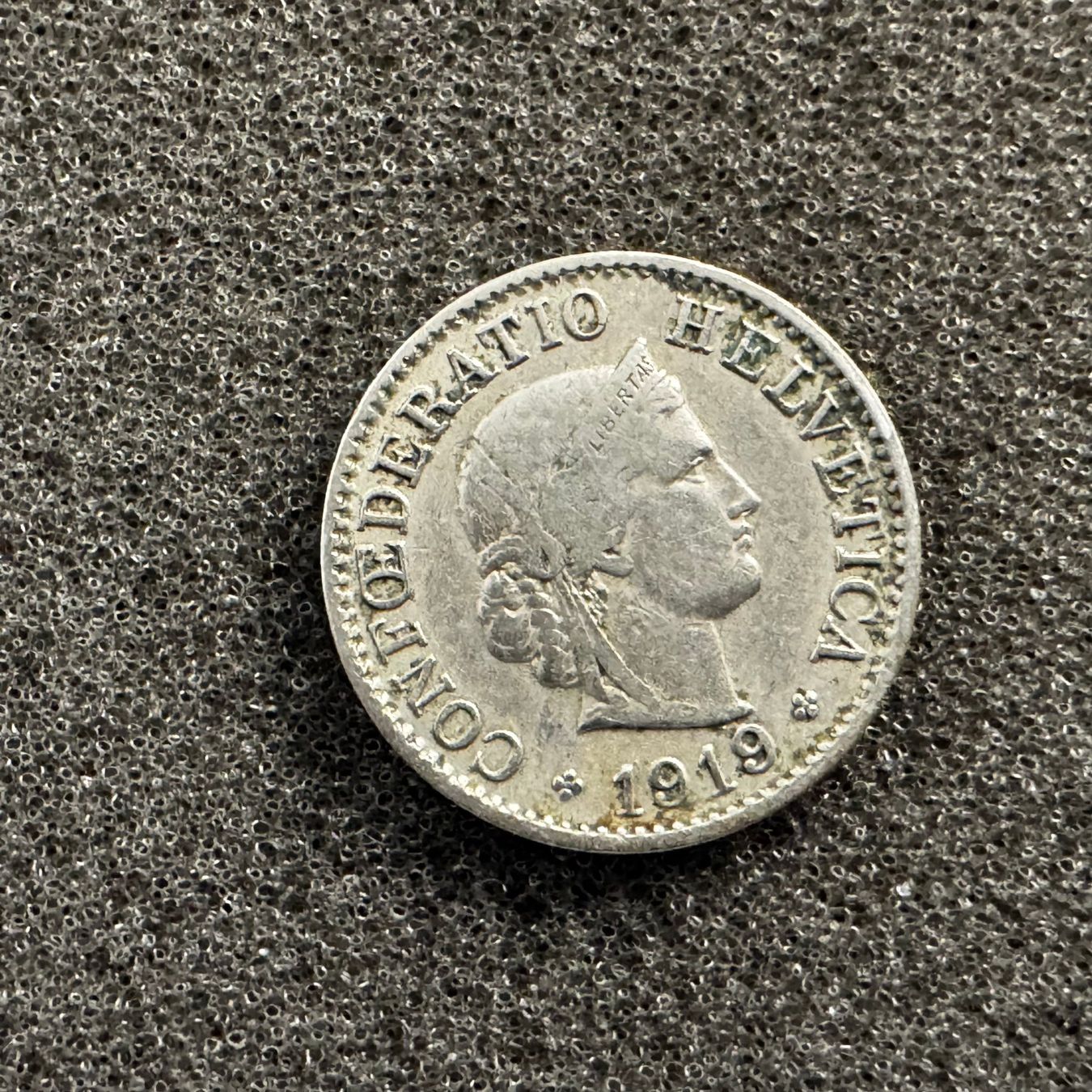 Tutti le monete: 5 Rappen Schweiz 1919 – Usato da Reitnau venduto da tb-muenzen