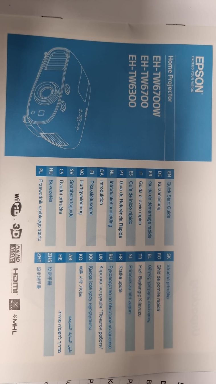 Epson Proiettori: Epson Beamer + Leinwand, Top zustand – Usato da Büsserach venduto da Divina86 8