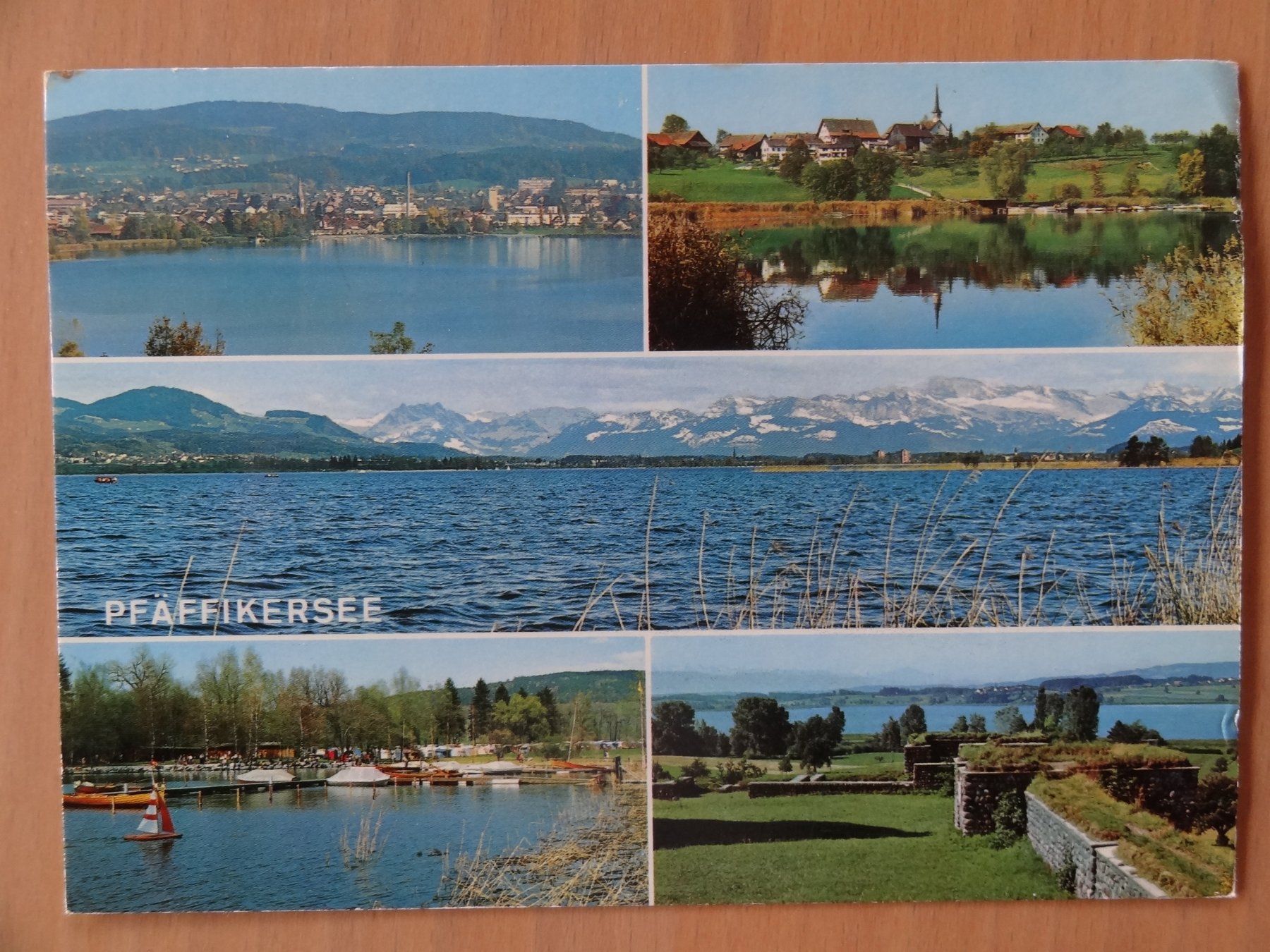 Cartoline postali: Pfäffikon - Pfäffikersee - 1972 – Usato da St Léonard venduto da Riglin