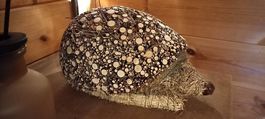 Igel Tierfigur aus Naturmaterial