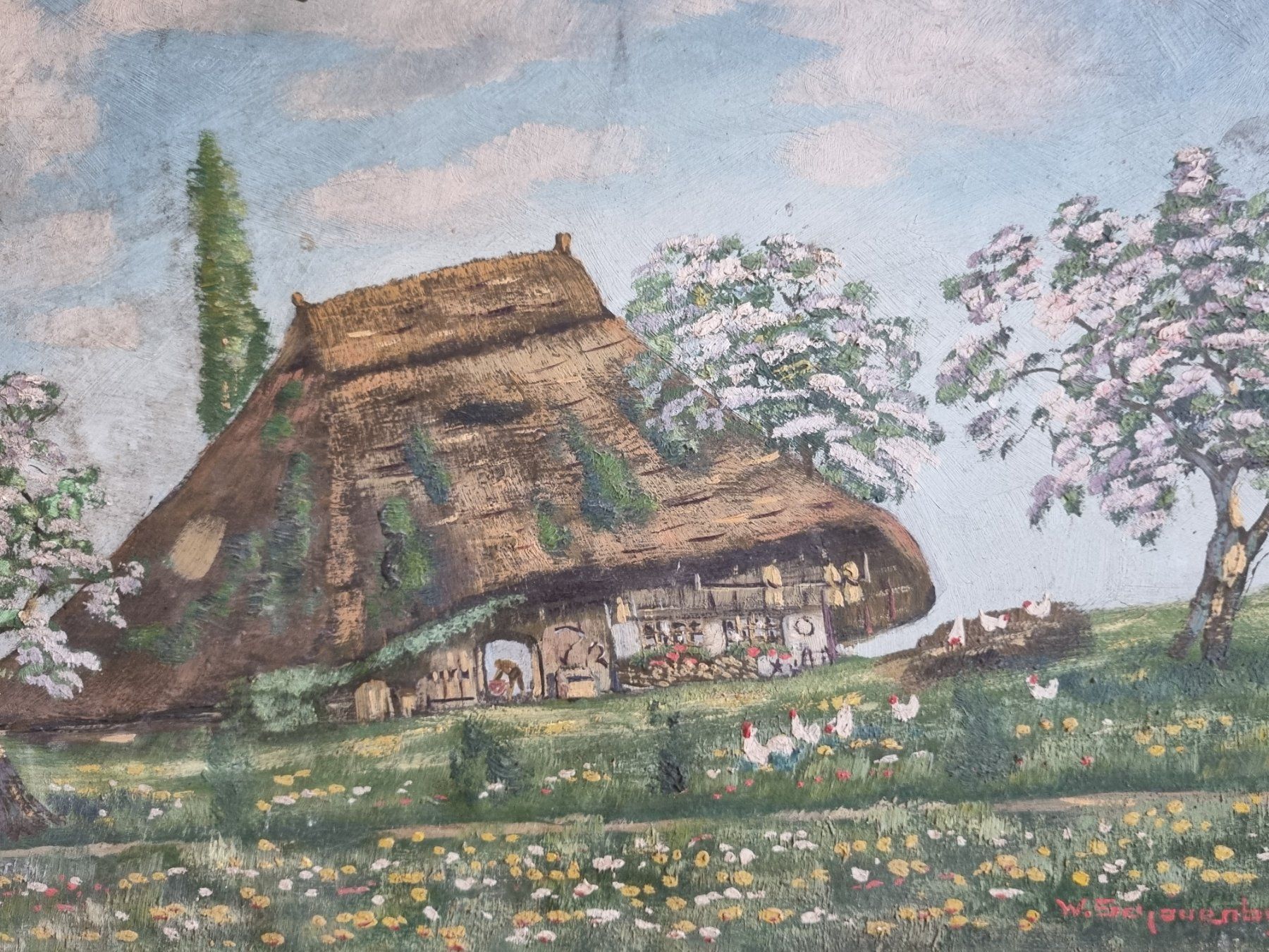 Dipinti: W. Schauenberg Gemälde – Usato da Schaffhausen venduto da Leveron13 1
