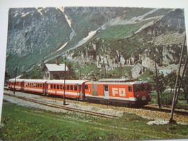 FO Furka-Oberalp Pendelzug mit Triebwagen Deh 4/4 91, am 2.0